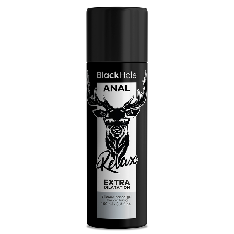 Gel lubrifiant anal, BLACK HOLE, extra dilatare si relaxare, pe baza de silicon, compatibil cu prezervativele, 100 ml