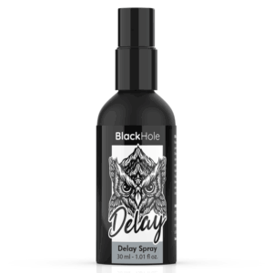 Spray BLACK HOLE pentru intarzierea ejacularii, ofera erectii puternice si de durata, 30 ml