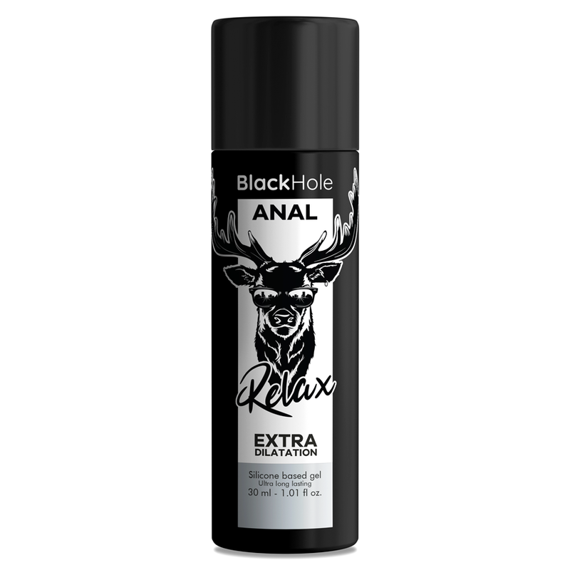 Gel lubrifiant anal, BLACK HOLE, extra dilatare si relaxare, pe baza de silicon, compatibil cu prezervativele, 30 ml
