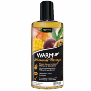 Ulei de masaj WARMUP cu aroma de mango si maracuja, cu efect de incalzire 150 ml