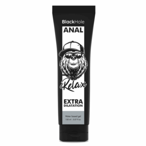 Gel lubrifiant anal BLACK HOLE, extra dilatare, calmant, relaxant, pe baza de apa, 150 ml