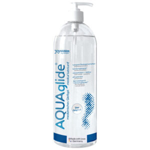 Gel Lubrifiant Aquaglide 1000ml, pe baza de apa, compatibil cu jucarii si prezervative