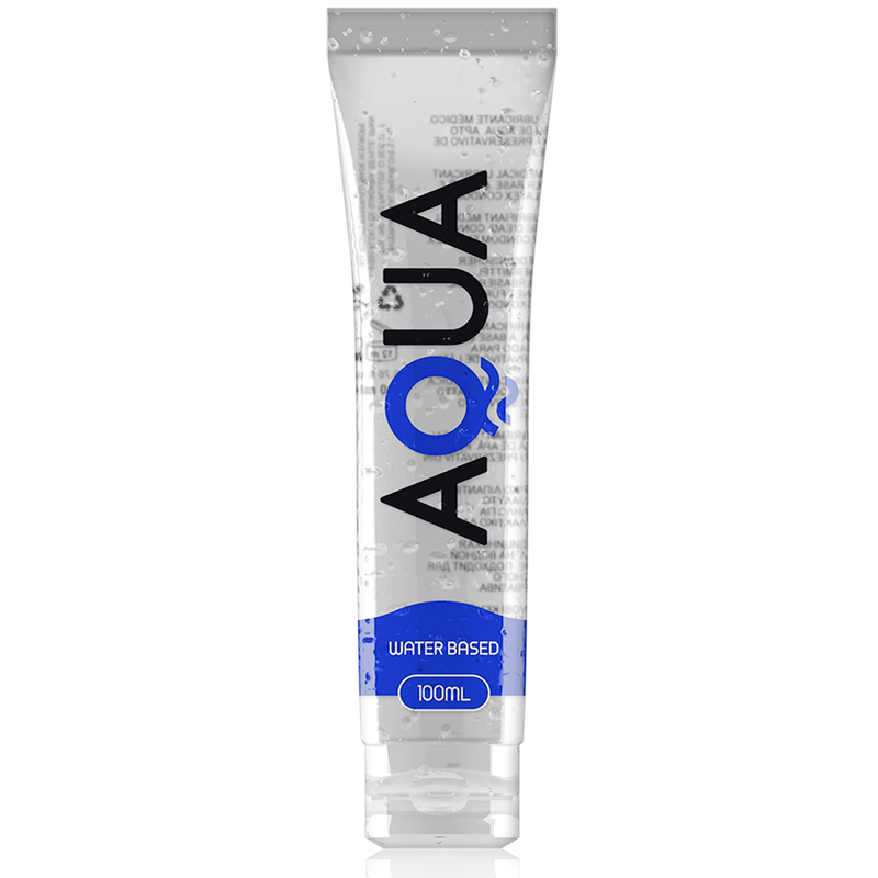 Lubrifiant gel AQUA QUALITY, lubrifiere de lunga durata, pe baza de apa 100 ml, compatibil cu prezervative