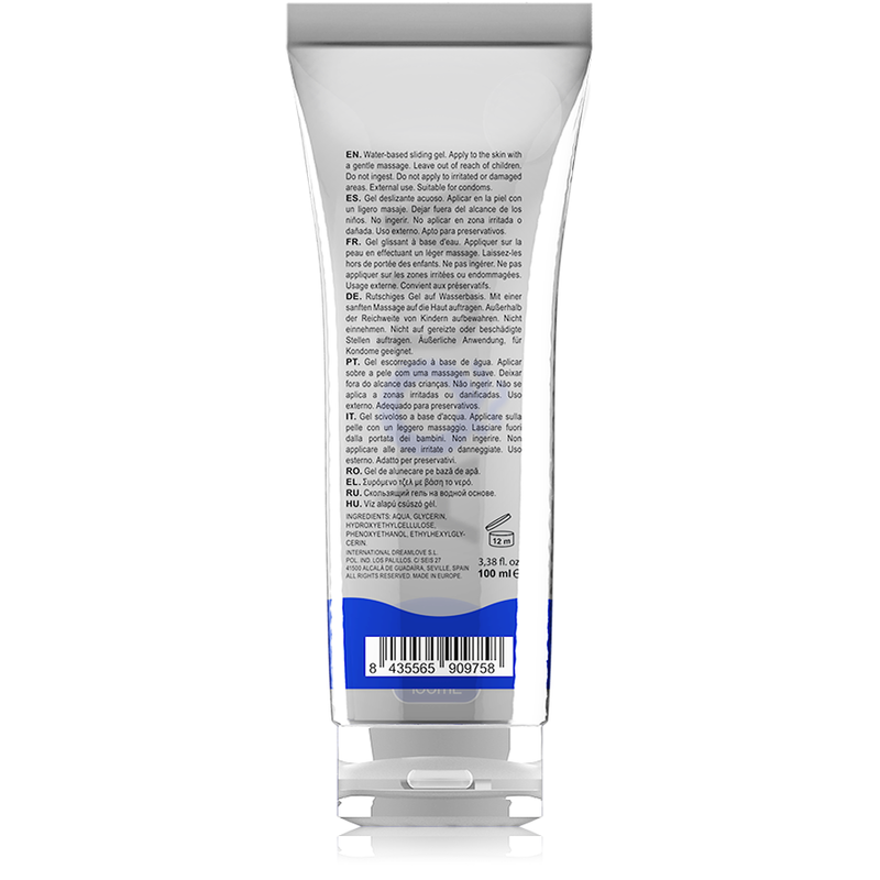 Lubrifiant gel AQUA QUALITY, lubrifiere de lunga durata, pe baza de apa 100 ml, compatibil cu prezervative - imagine 3