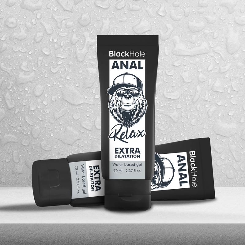 Gel lubrifiant anal BLACK HOLE, extra dilatare, calmant, relaxant, pe baza de apa, 70 ml - imagine 3