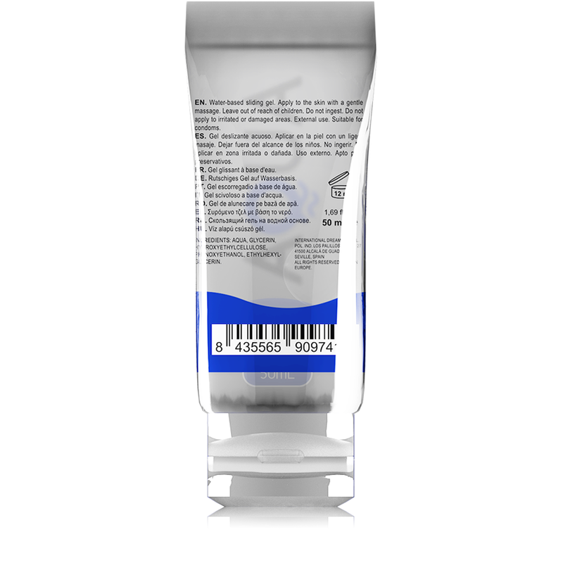 Lubrifiant gel AQUA QUALITY, lubrifiere de lunga durata, pe baza de apa 50 ml, compatibil cu prezervative - imagine 2
