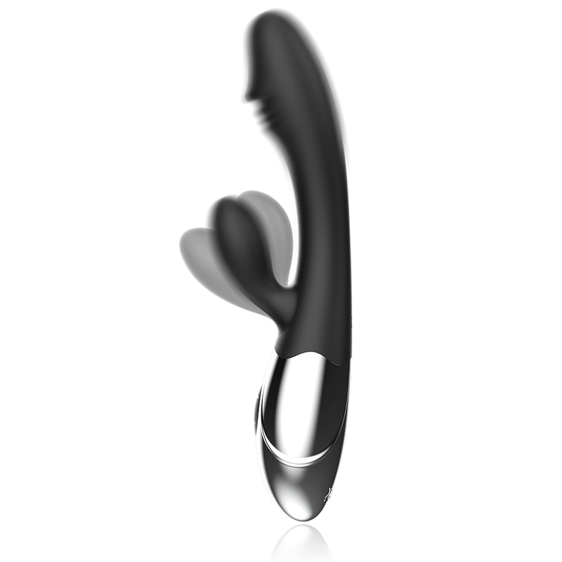 Vibrator stimulare clitoridiana, pentru femei, rezistent la apa, 10 moduri vibrare, din silicon, negru - imagine 2